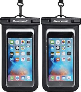 Hiearcool Universal Waterproof Case, Waterproof Phone Pouch Compatible for iPhone 14 13 12 11 Pro Max XS Plus Samsung Galaxy S22 Cellphone Up to 7.2", IPX8 Cellphone Dry Bag for Vacation-2 Pack