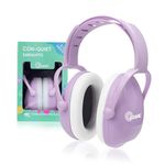 EZARC Kids Noise Cancelling Safety Ear Muffs, SNR 30dB Hearing Protection Noise Reduction Earmuffs with Adjustable Headband for Autism, Sleeping, Studying - Purple