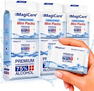 MagiCare Hand Wipes Travel, Mini Wipe Alcohol Wipes, Sanitizing, Sanitizer