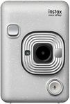 Fujifilm Instax Mini Liplay Hybrid Instant Camera - Stone White