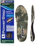 Powerstep Pinnacle Hiker Orthotic Insoles, Arch Support for Hiking Boots, Plantar Fasciitis Pain Relief, Mild Pronation, Maximum Cushion, Unisex, Made in The USA (Men's 5-5.5 / Women's 7-7.5)