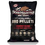 Bear Mountain BBQ FB99 All-Natural Hardwood Smoky Gourmet Blend BBQ Smoker Pellets for Outdoor Grilling, 40 lbs