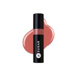 SUGAR Cosmetics Partner In Shine Transferproof Glossy Lipstick | Lasts upto 24hrs | Transferproof & Smudgeproof - 3ml - 04 Salmon Sake