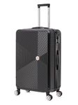 Flymax 29" Large Suitcases on 4 Wheels Lightweight Hard Shell Luggage Durable Check in Hold Luggage Built-in 3 Digit Combination Black 106L