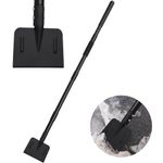 Ice Chopper, Ice Scraper for Driveway, Snow Ice Remover Sidewalk, Ice Chopper Tool with 67” Back-Saving Long Handle, Heavy Duty Sharp Blade, Easy Use Comfort Foam Grip, Garden Metal Ice Breaker