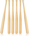 Marsui 6 Pcs Mini Baseball Bat 18 Inch Unfinished Wooden Bats Small Baseball Bats Unpainted Wood Baseball Bats Baseball Bat Craft for DIY Painting Ball Sports Games Party Favors Craft