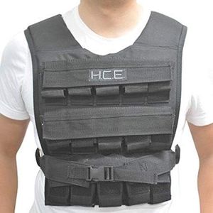 Weighted Vest For Training - Adjustable Weight Vest with Blocks fo Men/Unisex - Workout Weight Jacket for Running Strength Fitness (20 kg Vest)