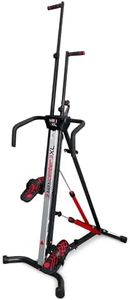 MaxiClimber XL-2000 Hydraulic Resistance Vertical Climber. Combines Muscle Toning + Aerobic Exercise for Maximum Calorie Burn. 12 Resistance Levels, Lightweight Aluminum Mainframe, Free Fitness App.