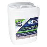 Eco Advance Concrete/Masonry Siloxane Odorless Spray-On Application Waterproofer Concentrate, Safe For Use Around Plants, Pets, and People, 5 Gallon