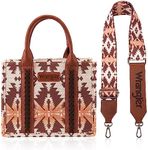 Wrangler Tote Bag for Women Aztec Handbags Western Purses for Women ZSY3 WG2203-8120SLCF