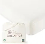 Organic Cotton, 100% Waterproof Crib Mattress Protector Pad – Soft, Hypoallergenic, Breathable Crib Cover – GOTS & Fair-Trade Certified – 17 in. Deep, Crib Size Mattress Cover by Whisper Organics