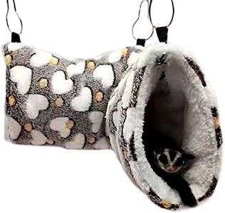 Hanging Tunnel for Small Animals, Hanging Hamster Toys, Sugar Glider Hammock Cage Accessories Bedding for Chinchilla Ferret Squirrel Guinea Pig Rat Playing Sleeping