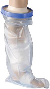 DMI Waterproof Cast Cover, Wound Barrier & Bandage Protector, Reusable with a Watertight Seal for Baths and Pools, Fits Pediatric or Child Leg up to 18 inches in Length, Medium Leg (Pack of 50)