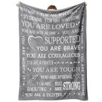 Musaecoin Gifts for Women or Men - Get Well Soon Blanket, Thinking of You Gifts for Friend Sister Coworker, Feel Better After Surgery Gifts for Sick Women Men, Inspirational Gifts for Her Him