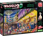 Wasgij Christmas 20, Spirits of Christmas - 2 x 1000 Piece Jigsaw Puzzles for Adults - Challenging & Brainteasing Set of 2 Adults Jigsaw Puzzle - 100% Recycled Cardboard 1000 Pc Puzzles - Jumbo