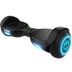 Gotrax Edge Hoverboard with 6.5" LED Wheels & Headlight, Max 6.4km Range & 10km/h Power by Dual 200W Motor, UL2272 Certified and 50.4Wh Battery Self Balancing Scooters for 44-176lbs Kids Adults(Black)