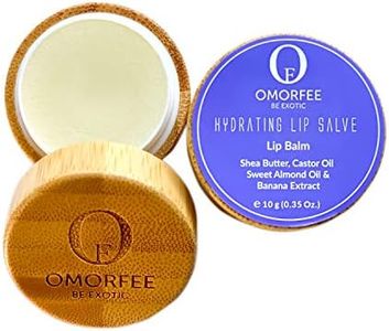 Omorfee 100% Organic Hydrating Lip Balm for Dry Cracked Chapped Lips Repair & Treatment- 10 g/0.35 Oz