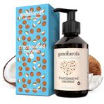 GONATURALS® Organic Fractionated Coconut Oil for Skin, Hair & Body - Fragrance-Free, 100% Vegan Premium Oil, Rich in Antioxidants & MCTs, Natural, Safe & Versatile for DIY Beauty, Made in Germany