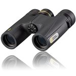 National Geographic 8 x 25 pocket binoculars BAK-4 prisms including case and carrying strap