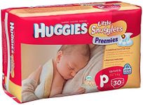 Huggies Diapers Little Snugglers Preemies Diapers Fits Up to 6 lbs Size P Cs of 180 (6/30)