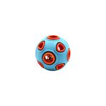 WishLotus Dog Ball, Dog Interactive Toy with Ring Bell Dog Rubber Balls Bouncy Ball Pet Game Puzzle Ball to Increase IQ Search & Catch for Small Medium Dogs (S, Blue + orange)