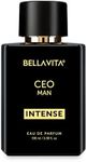 Bellavita Luxury CEO MAN Intense Eau De Parfum | Perfume for men | Bergamot, Lavender, Orchid, Woody & Musky, Vegan & Cruelty-Free | Gift For him | 100 ML (3.38 FL. OZ.)