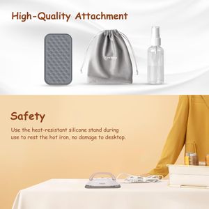 Newbealer Mini Travel Iron – Compact Portable Gold Iron