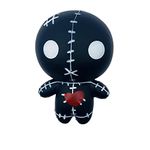 ASMFUOY Cute Ghost Squishie Toy Horror Voodoo Dolls Stress Relief Slow Rising Soft Squeeze Toys for Kids Halloween Christmas Thanksgiving Gift Collection (Black)