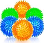 Woofy LED Whistle Squeaky Squeaker Sound Ball Puppy Dog Cat Pet Chew Playing Rubber Ball Toy -1Pieces