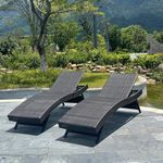 Set of Foldable Long Reclining Pati