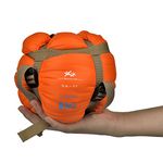 Agemore Envelope Outdoor Sleeping Bag Camping Travel Hiking Multifuntion Ultra-light (Orange)