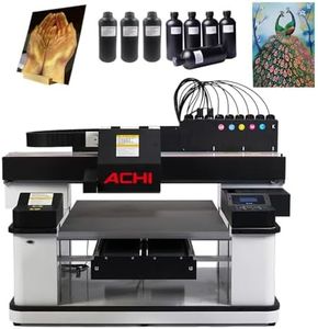 Ovsuqu US Stock 6090 UV Printer 3pcs XP 600 Printhead Printer Flatbed Varnish UV Printer Working Area 23.6x35.4 inches with for Phone Case Acrylic