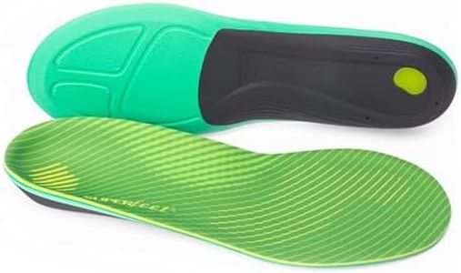 superfeet unisex-adult Run Comfort Sport Insole, Green (Citron), D (UK 6-7.5)