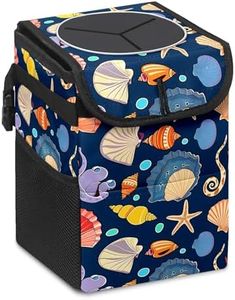 GVGHIDZ Car Trash Can – Multi-Purpose, Lightweight and Portable with Durable Water-Resistant Coating, No Installation Required, Practical and Ample Capacity, Variety of Colors.Conch Shell