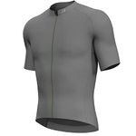Wulibike Cycling Jersey Mens,Reflective Road Bike Jersey,Breathable Quick Dry and 3 Pockets Cycling Jersey