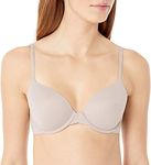 Calvin Klein Women's Perfectly Fit Lightly Lined Memory Touch T-Shirt Bra, Fresh Taupe, 32DDD