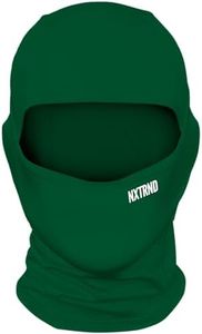 Nxtrnd Football Ski Mask, Shiesty Mask, Cooling Sports Balaclava Dark Green