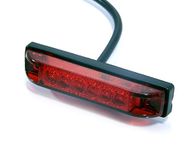 Alchemy Parts Motorcycle Rear Stop Tail Light LED Strip 12V Running Brake Light for Motorbike Quad Bike ATV Dirt Bike Custom Chopper Scrambler Café Racer Tail Tidy | Flush Mount | Red Lens