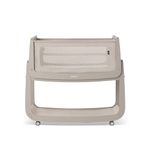 SnuzPod 5 Bedside Crib - Newborn Next to Me Crib with Zip Down Breathable Windows, Lift-Off Bassinet, Portable & Rocking Stand, 3-in-1 Baby Bed with Wheels & Mattress, Pebble