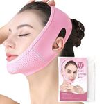 KRIDARSH V line Lifting Mask Double Chin Reusable Face Strap - Double Chin Eliminator - Face Lifting Belt, Face Slimmer,Shaped Face Mask For Double Chin For men And women Face Belt, Tightening Skin