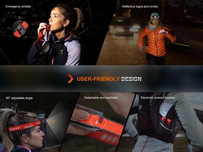 Fenix HM62-T Head Torch – 1200 Lumens, Rechargeable, Red Light, IP68