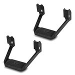 Bully BBS-5002 Black Powder Coated Aluminum Universal Fit Truck Side Step Set of 2 for Trucks from Chevy (Chevrolet), Ford, Toyota, GMC, Dodge RAM, Jeep