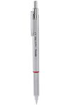 Rotring Rapid Pro - 0.7mm HB Lead, Silver Metal, Mechanical Pencil With An Induilt Eraser For Drawing, Sketching & Writing - 1904256