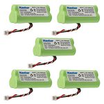 Kastar 5-Pack AAA 3.6V 1000mAh Ni-MH Rechargeable Battery Replacement for Zebra/Motorola Symbol 82-67705-01 Symbol LS-4278 LS4278-M BTRY-LS42RAAOE-01 DS-6878 Cordless Bluetooth Laser Barcode Scanner