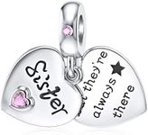 DALARAN Sister Charms Heart Dangle 