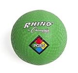 Champion Sports Rhino Playground Balls 8.5"D - Two Ply, Nylon Wound, GREEN