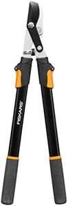 Fiskars Telescopic Tree Pruner for fresh wood, Non-stick coating, Hardened Precision Steel, Handle length: 63 to 83 cm, Black/Orange, L13, 1027528