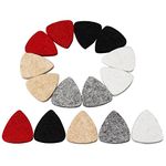 kuou 15 Pcs Guitar Picks, Ukulele Felt Picks For Your Electric, Acoustic, Guitar Plectrums