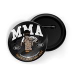 dhcrafts Pin Badges Sports Multicolour MMA Technique Over Strength Mixed Martial Arts Glossy Finish Design Pack of 1