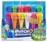 ZURU Bunch O Balloons, 420 Water Balloons, Fill & Tie 100 in 60 Seconds